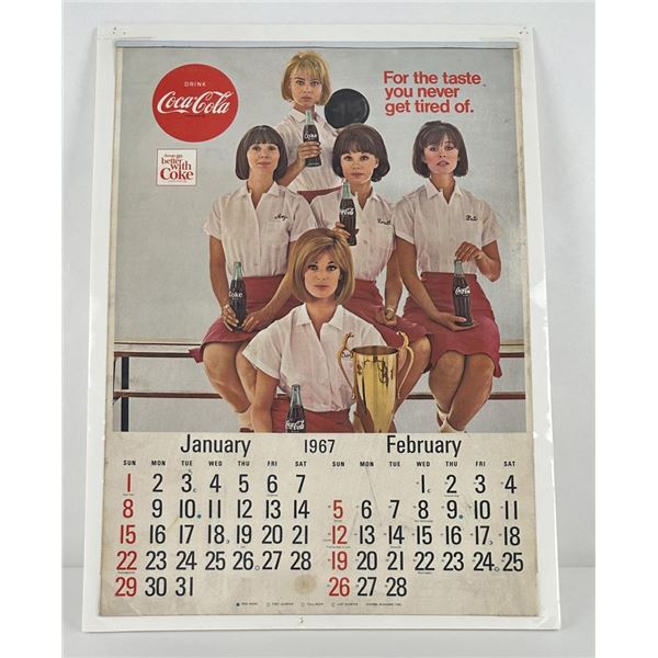 1967 Coca Cola Calendar