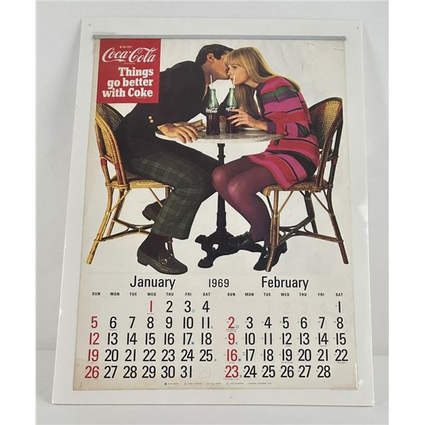 1969 Coca Cola Calendar