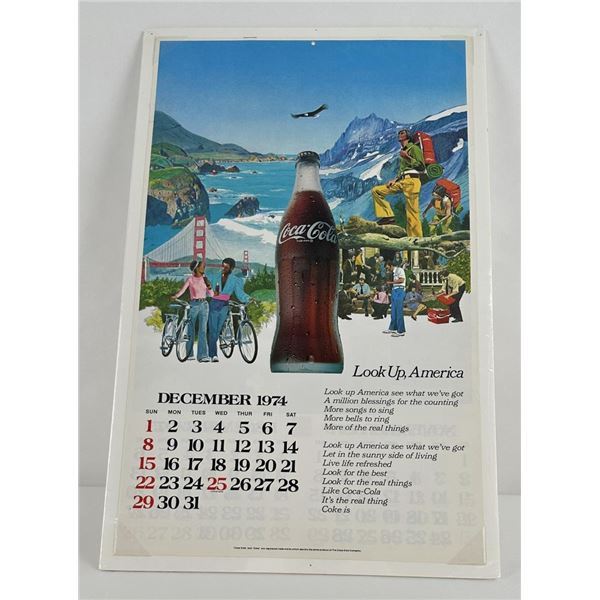 1974 Coca Cola Calendar