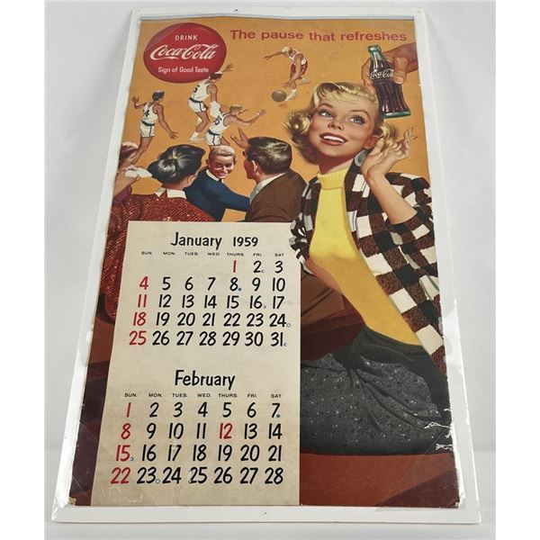 1959 Coca Cola Calendar