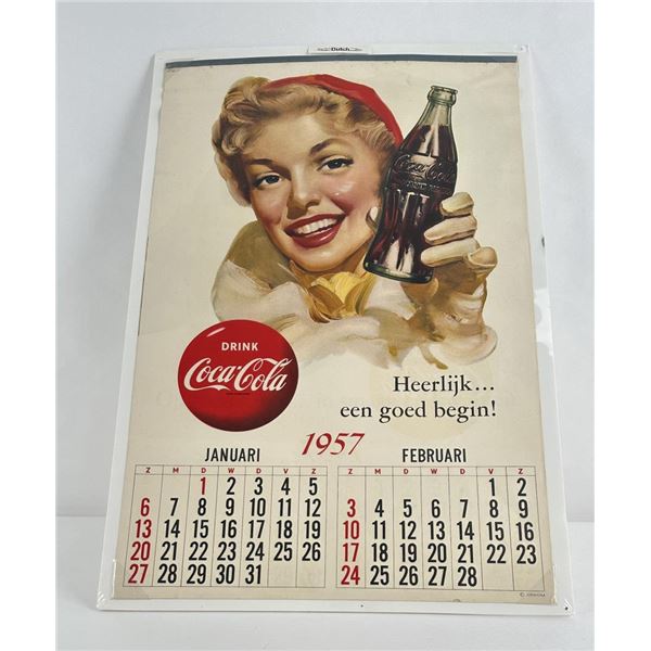 1957 Dutch Coca Cola Calendar