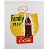 Image 1 : Coca Cola Family Size Fan Pull Sign