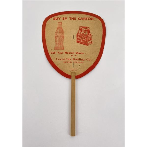 1930s Coca Cola Paper Hand Fan Tennessee