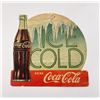 Image 1 : Coca Cola Ice Cold Fan Pull Sign