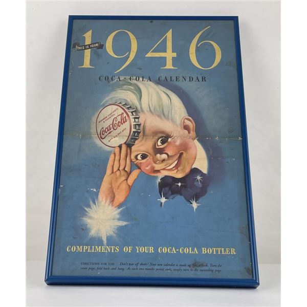 1946 Coca Cola Sprite Boy Calendar