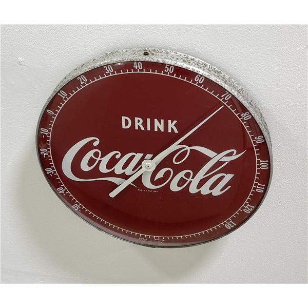 Coca Cola 495A Glass Bubble Thermometer