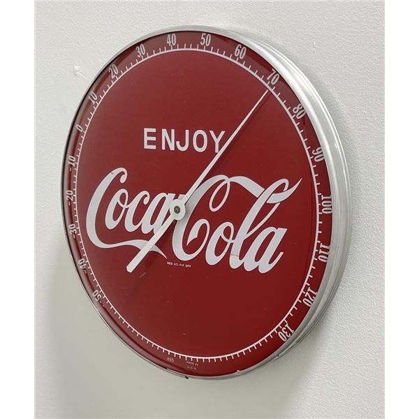 Coca Cola 495 Glass Bubble Thermometer