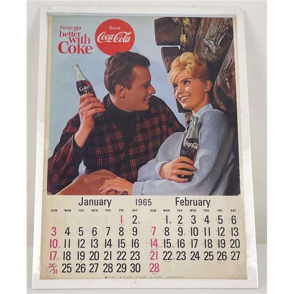 1965 Coca Cola Calendar
