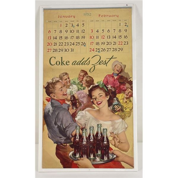 1952 Coca Cola Calendar