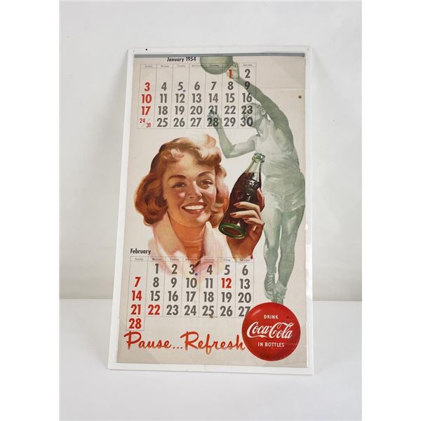 1954 Coca Cola Calendar