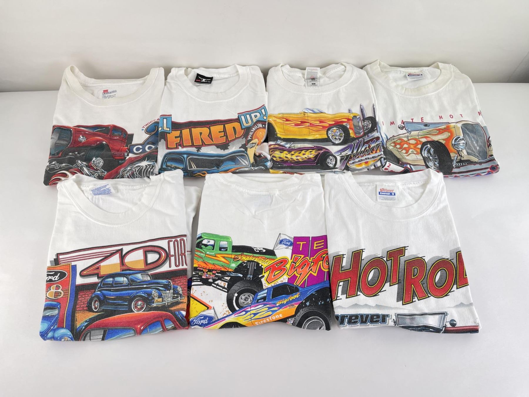 Collection of Vintage Hot Rod Shirts