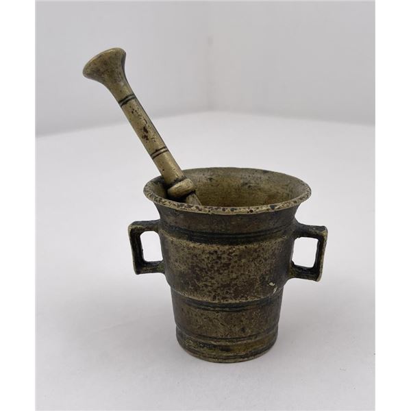 Antique Bronze Pharmacy Mortar Pestle