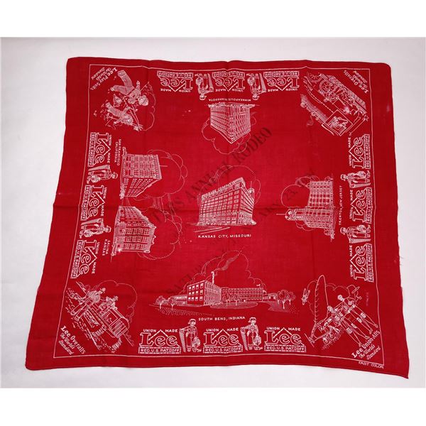 1938 Helena Montana Rodeo Cowboy Bandana