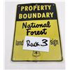 Image 3 : USFS US Forest Service Montana Boundary Sign