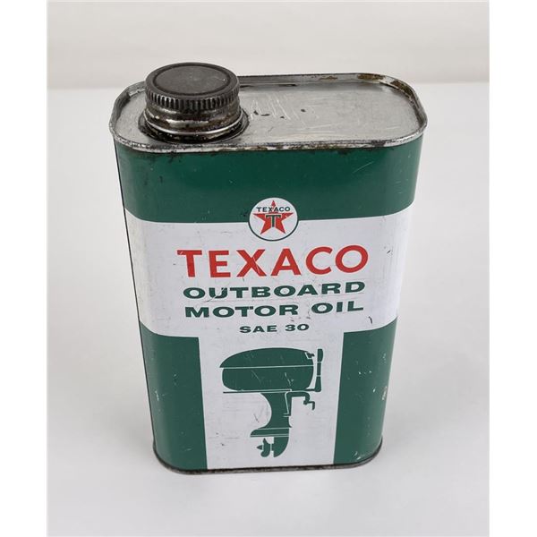 Texaco Outboard Motor Oil Can
