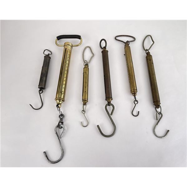 Collection of Antique Brass Scales