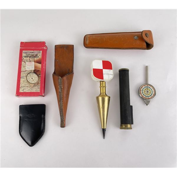 Collection of Vintage Surveying Equipment