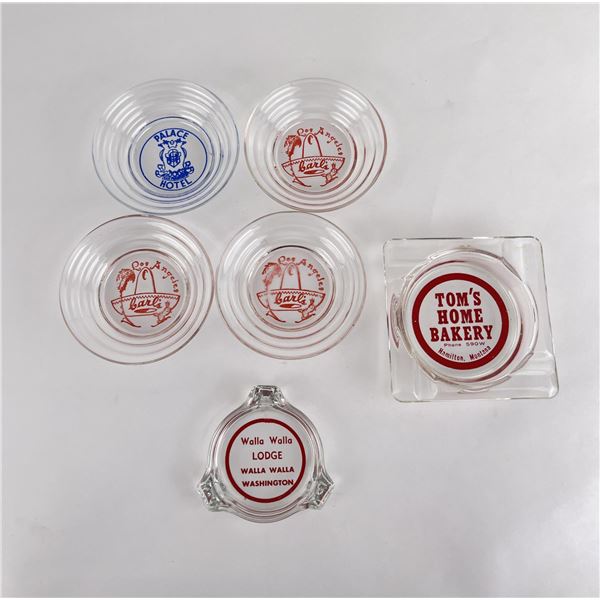 Collection of Nut Tip and Ashtrays