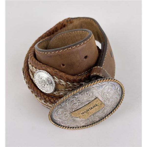 Montana Silversmiths Cowboy Belt Buckle