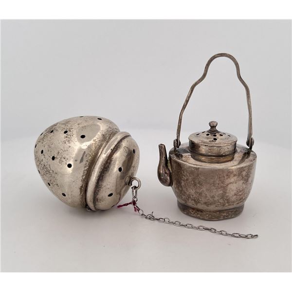 Victorian Sterling Silver Tea Balls