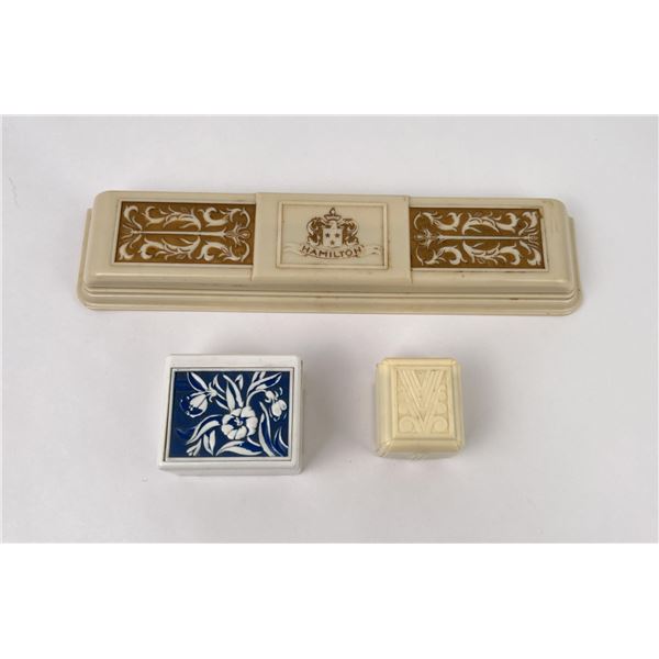 Art Deco Celluloid Jewelry Boxes