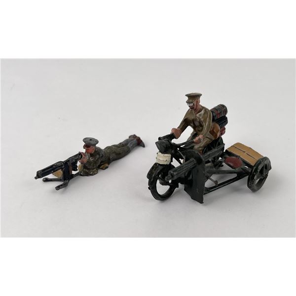 Britains Motorcycle Machine Gun Corps Toys