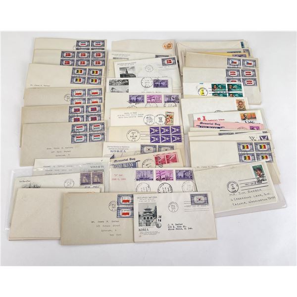 Collection of First Day Issue Covers Envelopes