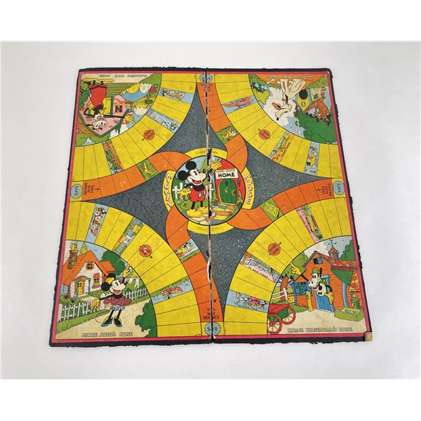 1933 Mickey Mouse Coming Home Board Game