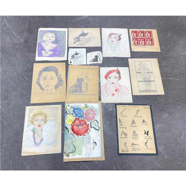 Collection of 1930s Art