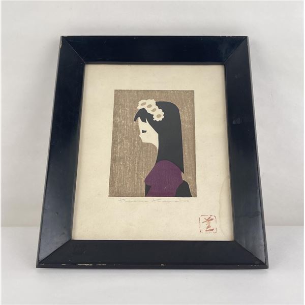 Kawano Kaoru Japanese Woodblock Print