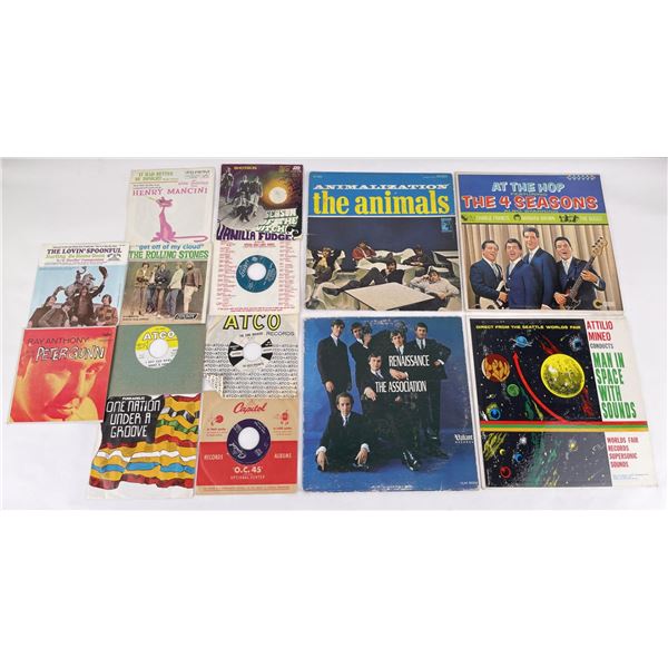 Collection of 33 and 45 Records