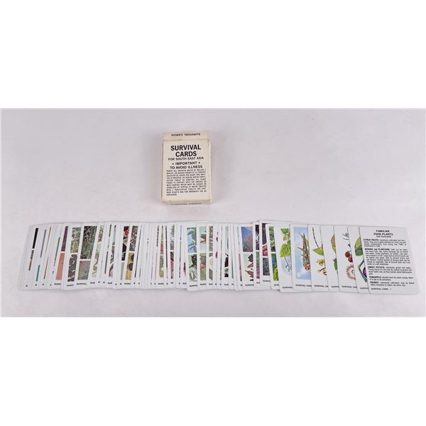 1983 US Army Survival Cards