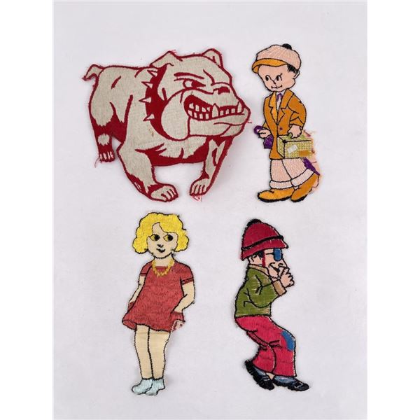 Collection of 1930s Varsity Cord Patches