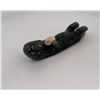 Image 2 : Alaskan Inuit Eskimo Soapstone Otter Carving
