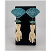 Image 1 : Hamsa Earrings