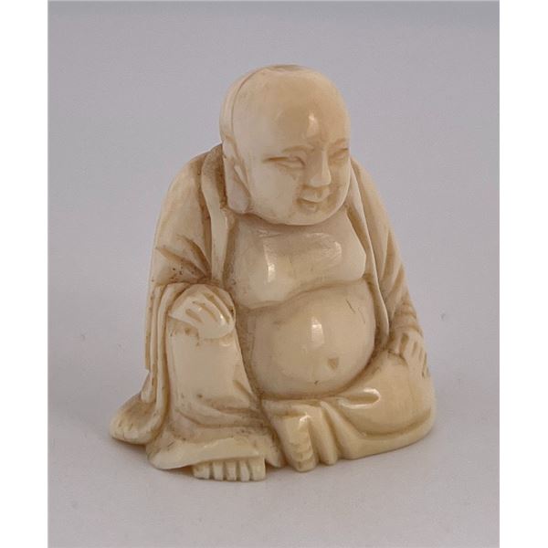 Antique Japanese Carved Buddha