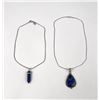 Image 2 : Sterling Silver Lapis Lazuli Necklaces
