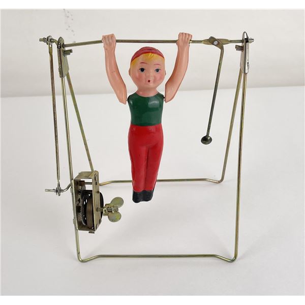 Wind Up Tin Toy Gymnast Acrobat