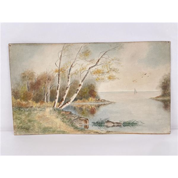Victorian Watercolor Painting