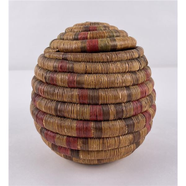 Antique Hopi Native American Indian Snake Basket