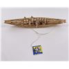 Image 1 : Miniature Alaskan Inuit Eskimo Canoe