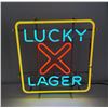 Image 1 : Lucky Lager Beer Neon Sign