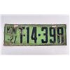 Image 1 : 1927 Montana License Plate
