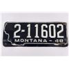 Image 1 : 1948 Montana License Plate