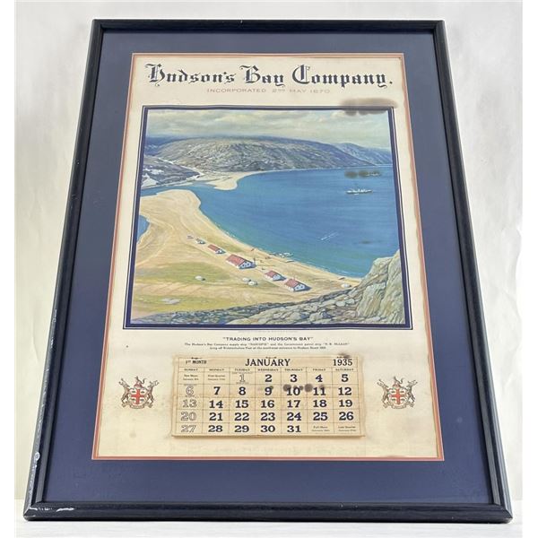 1935 Hudsons Bay Company Calendar