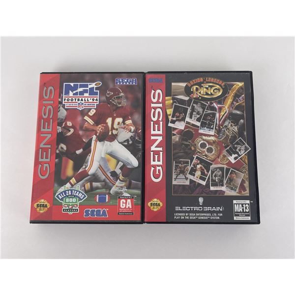Sega Genesis Video Games NFL Boxing