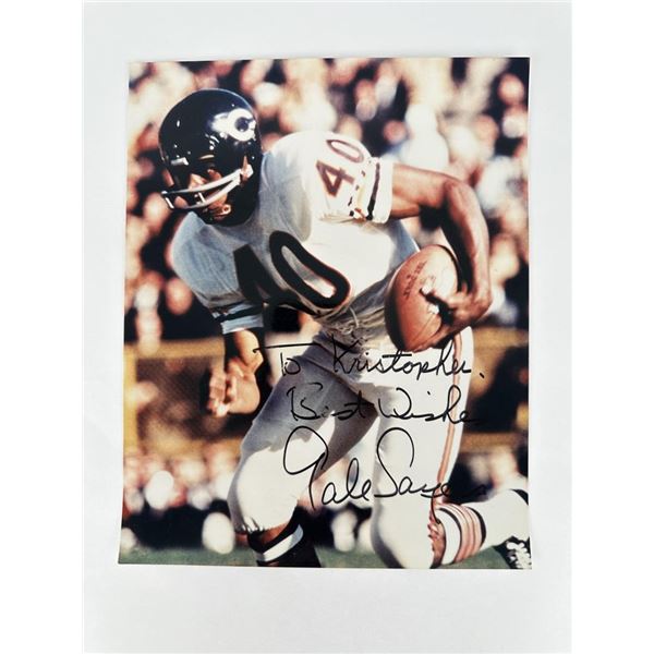 Gale Sayers Chicago Bears Signed Photo NFL