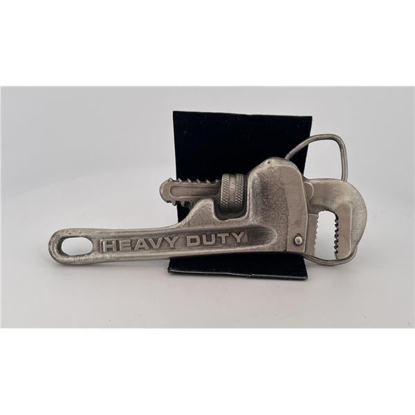 Heavy Duty Pipe Wrench Belt Buckle
