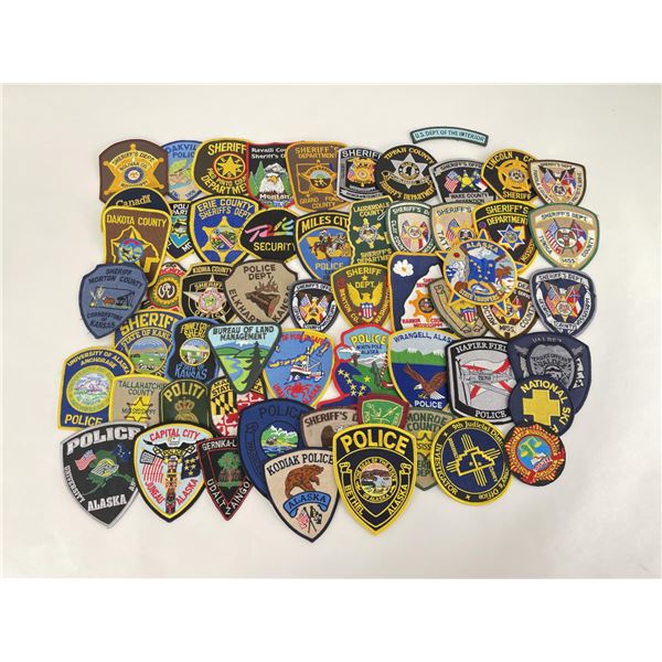 Collection of Police and Sheriff Patches