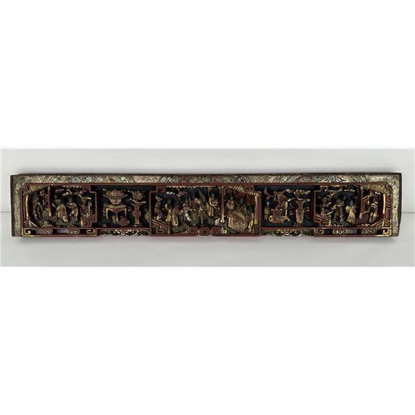 Antique Chinese Wood Panel